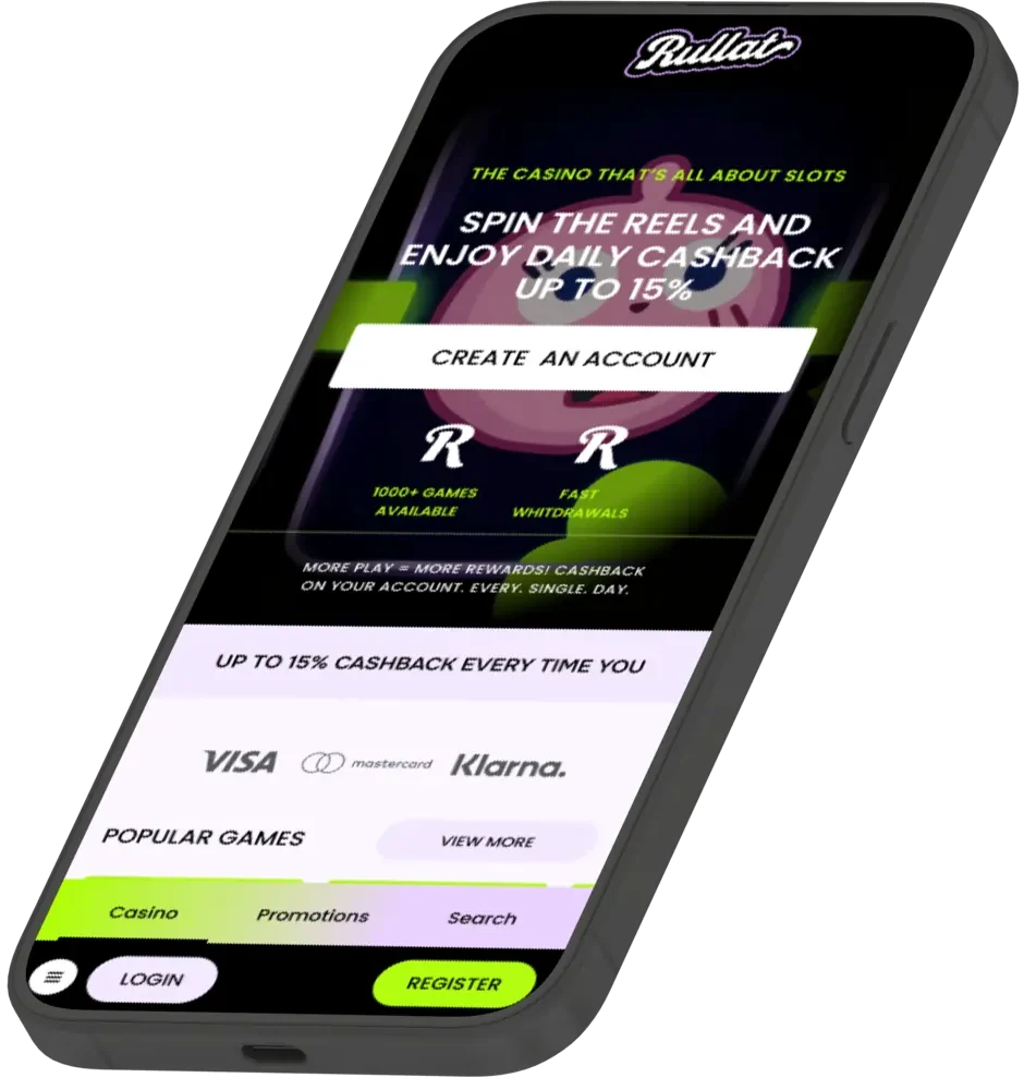 Rullat kasino mobiilissa